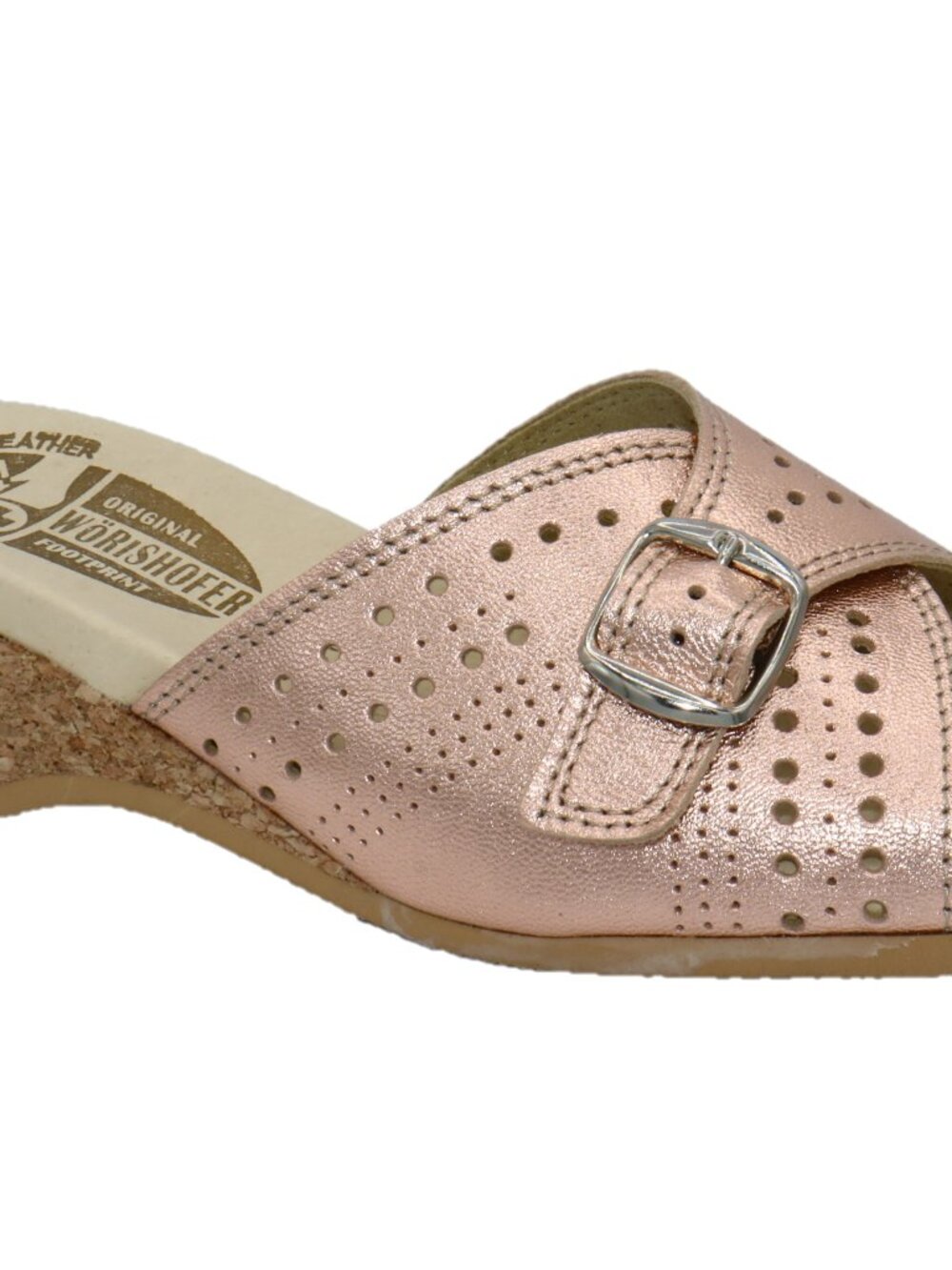 Worishofer Sandals Peach Metallic